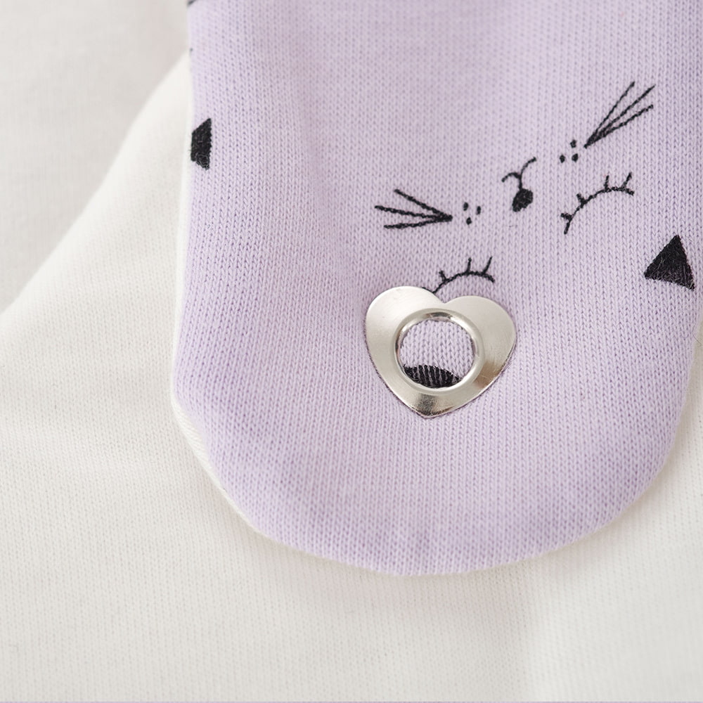 Sleeping Bag LIEBMICH detail heart press studs