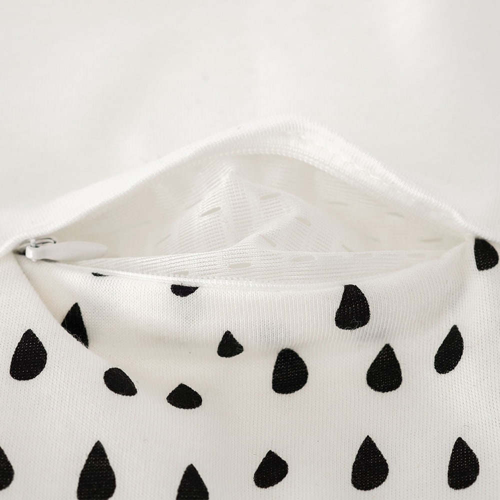 Sleeping bag LIEBMICH Drops black detail front ventilation slit