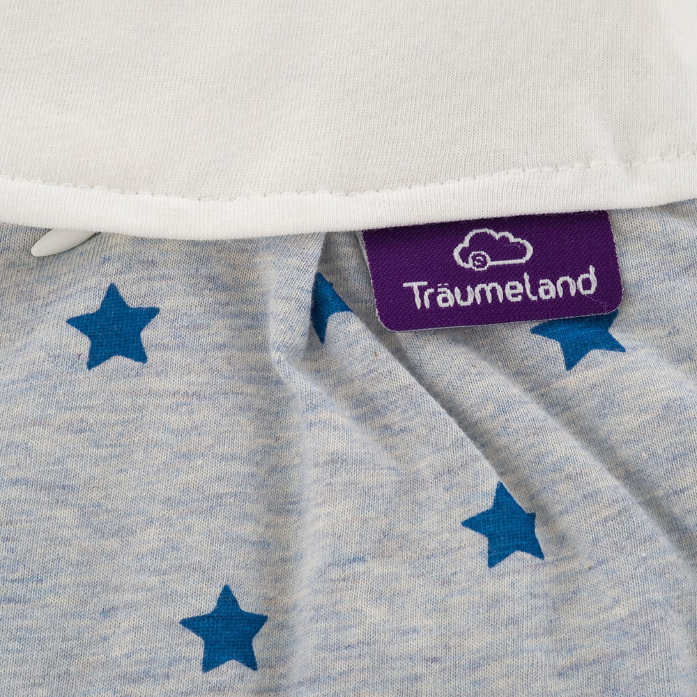 Sleeping Bag LIEBMICH Dream of Stars blue detail label