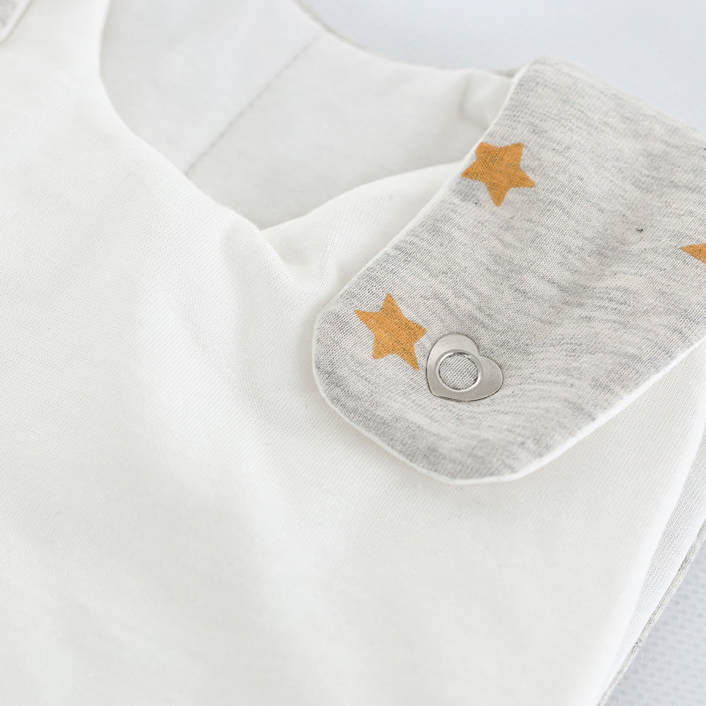 Sleeping Bag LIEBMICH Dream of Stars gold detail heart press studs