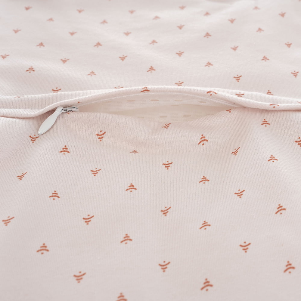 Sleeping bag LIEBMICH Twister beige detail front ventilation slit