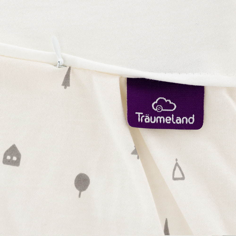 LIEBMICH Sleeping Bag in the Design Little House - Detail photo of the label