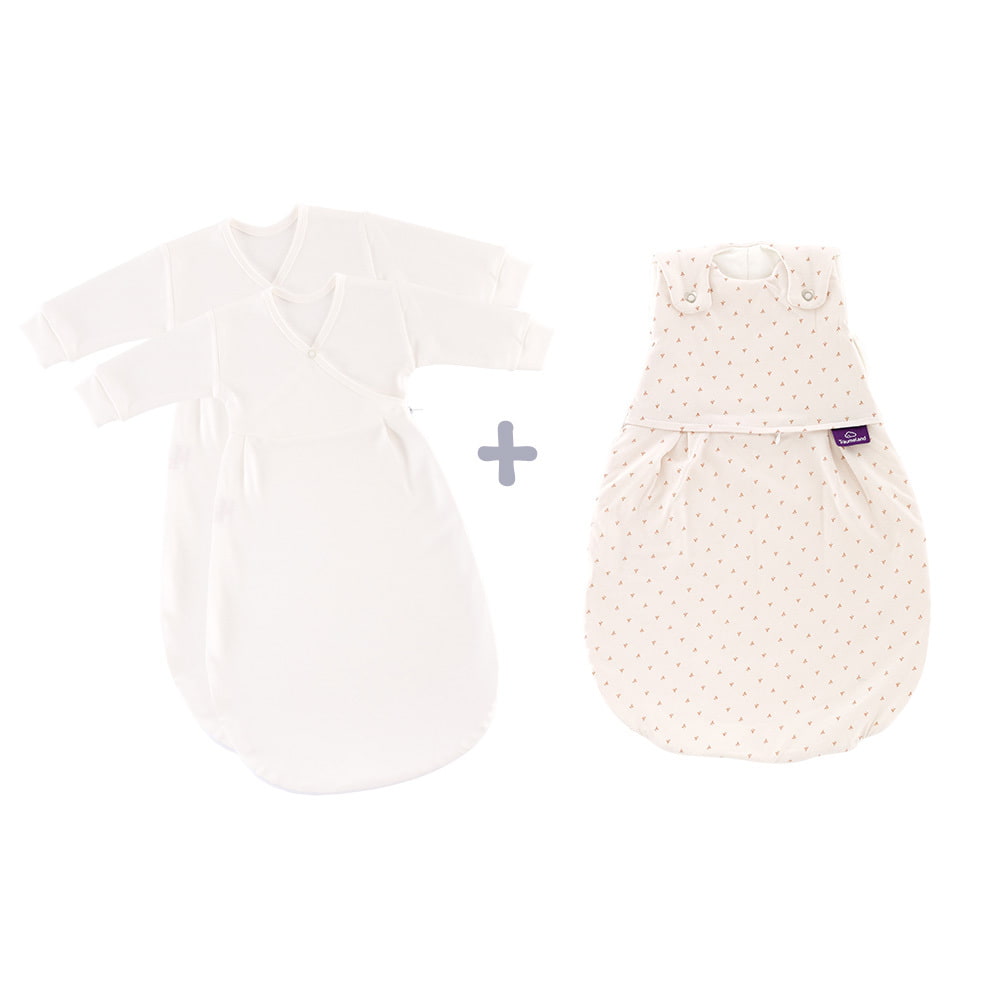 Sleeping bag set LIEBMICH Twister beige with 2 inner sleeping bags