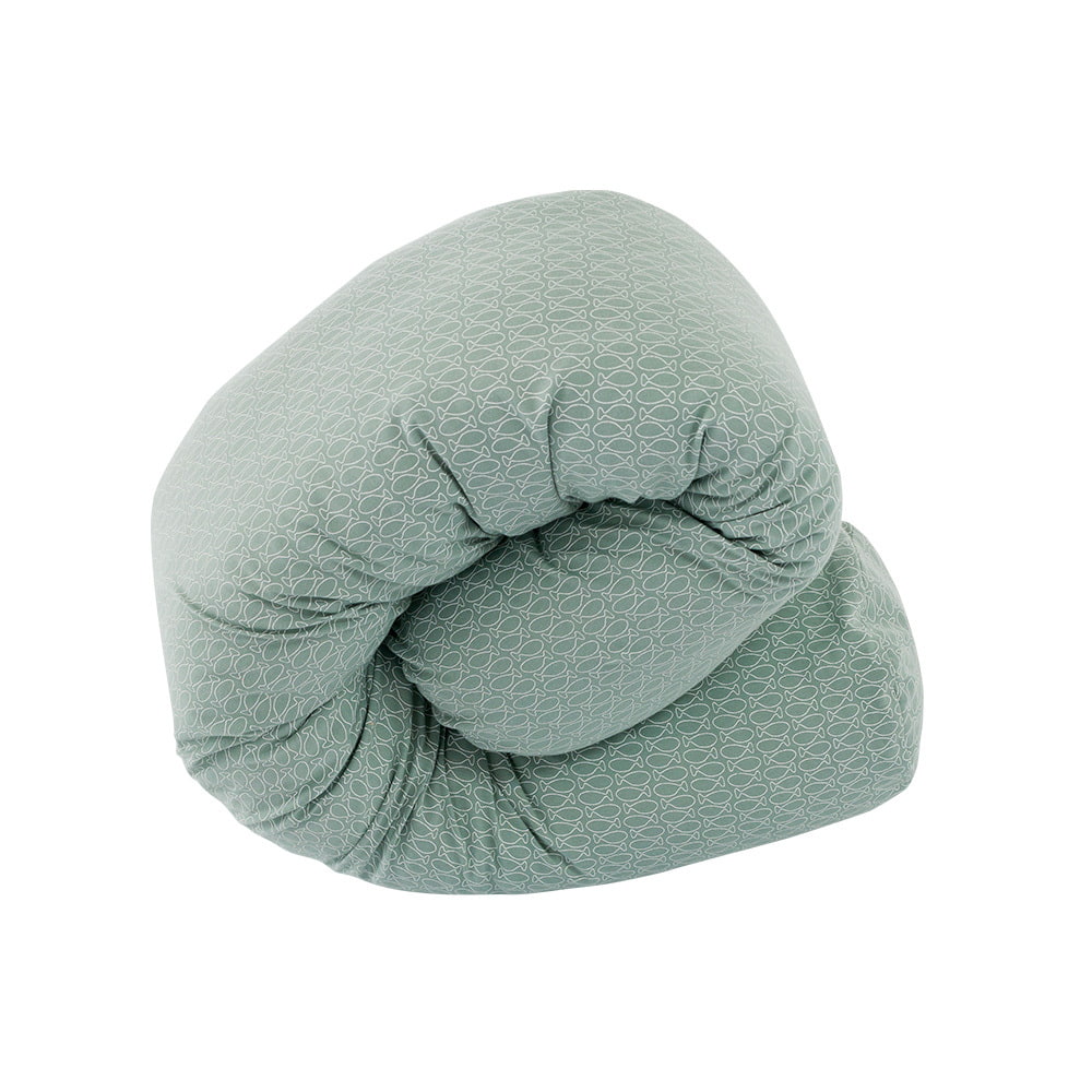 Träumeland snake pillow XL fish mint rolled