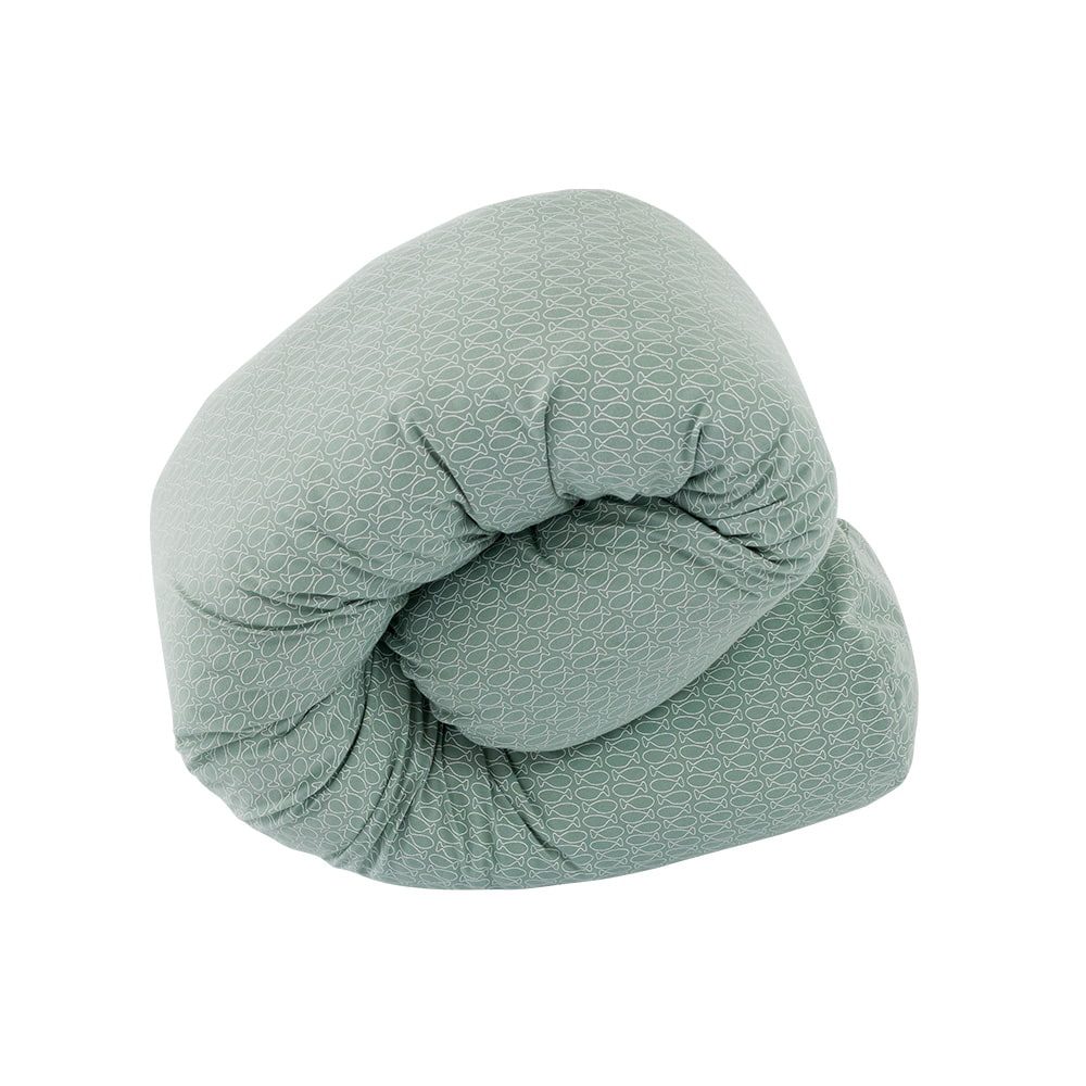 Träumeland snake pillow XL fish mint rolled