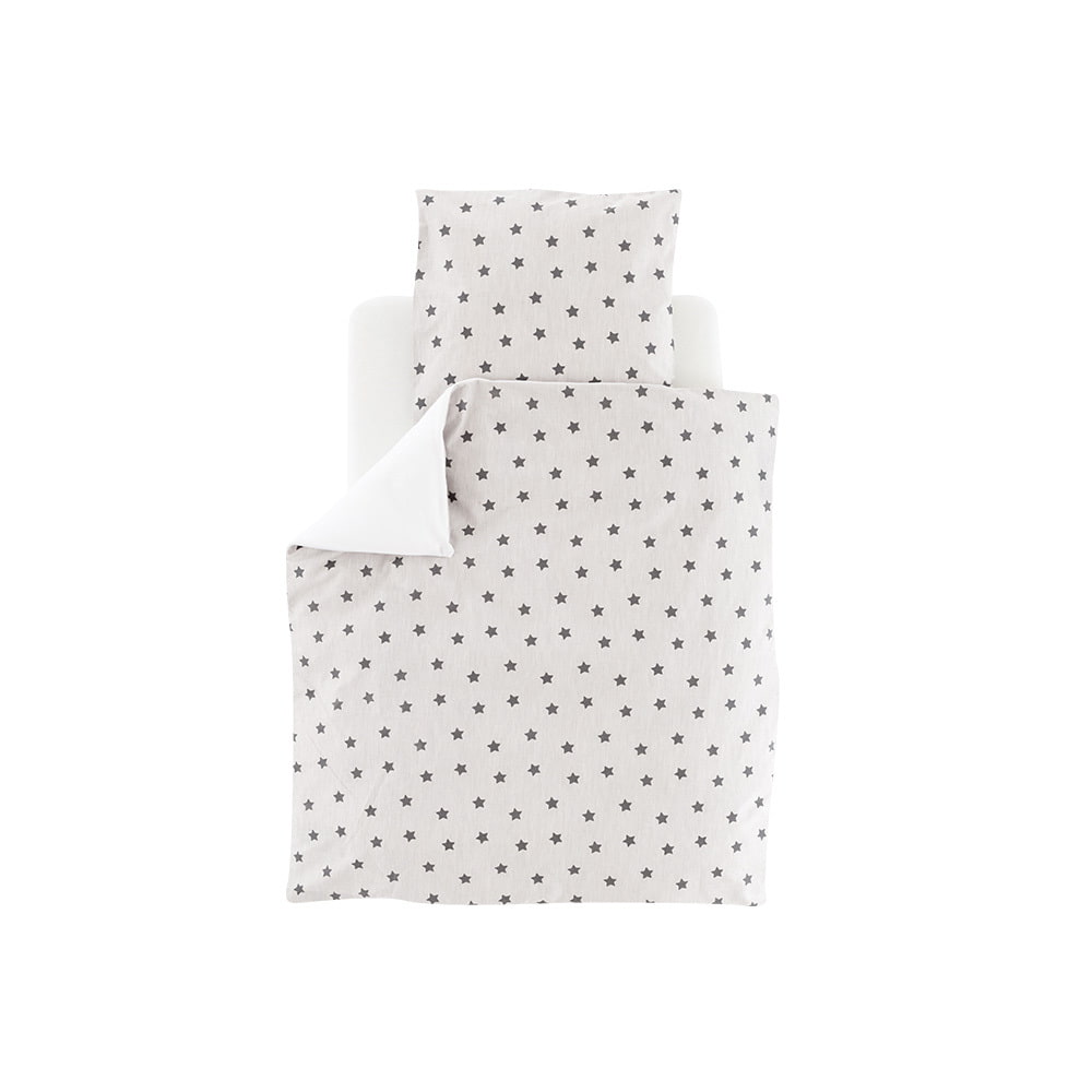 Träumeland bed linen 80x80 star dream yellow allover print