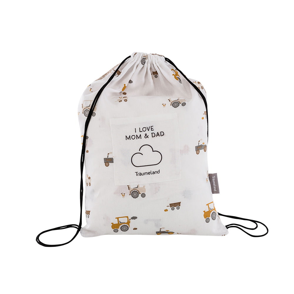 Träumeland gym bag packaging bedding small farm