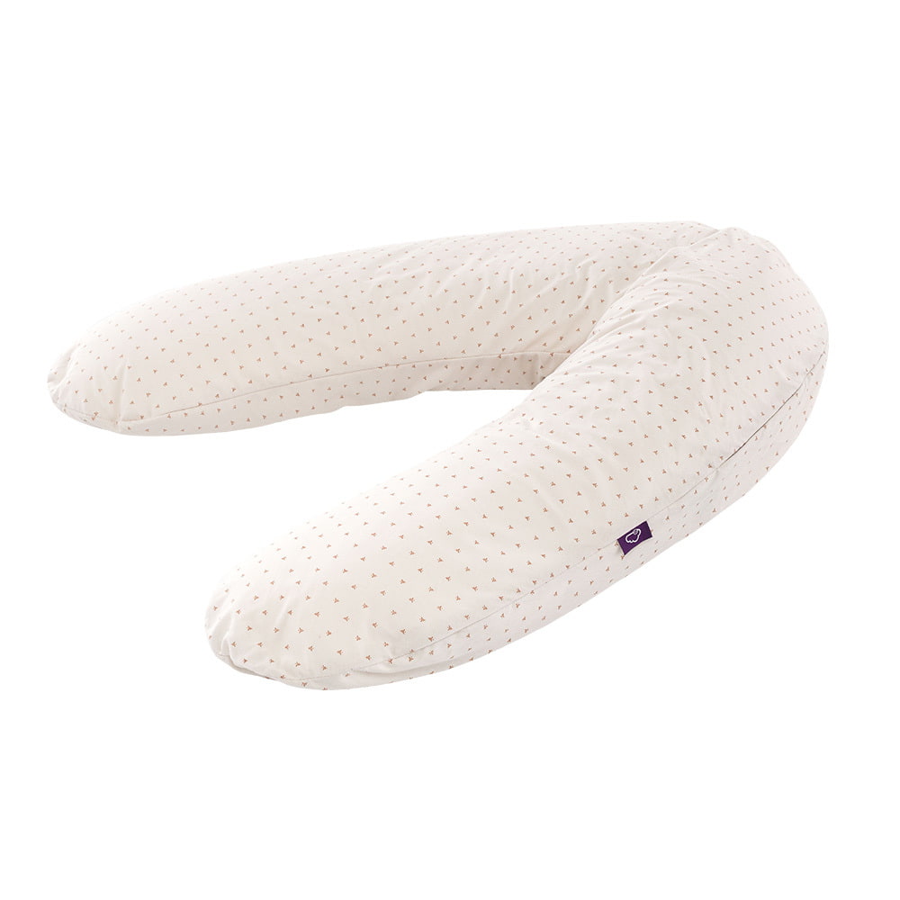 Träumeland nursing pillow cotton twister beige