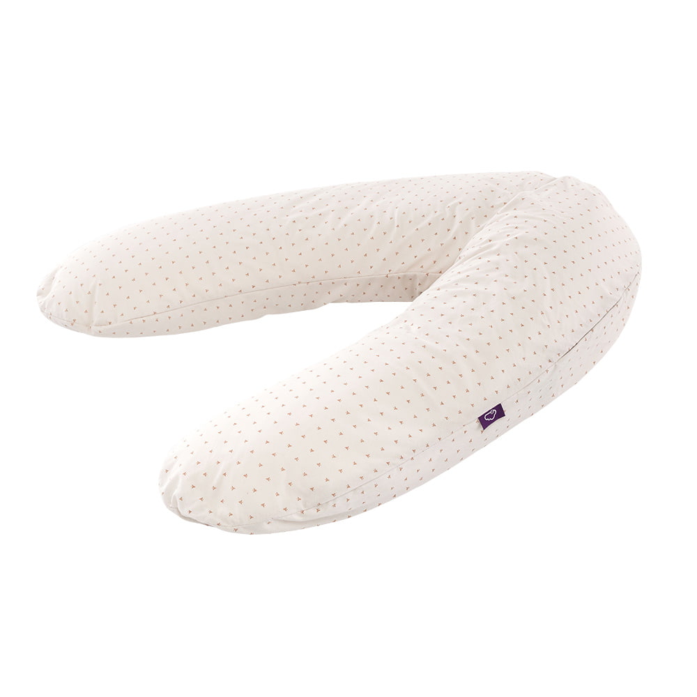 Träumeland nursing pillow cotton twister beige