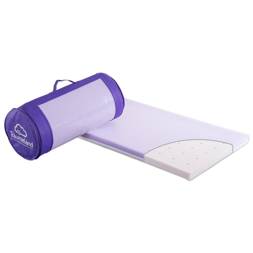 Travel mattress Air packed in roll-up bag