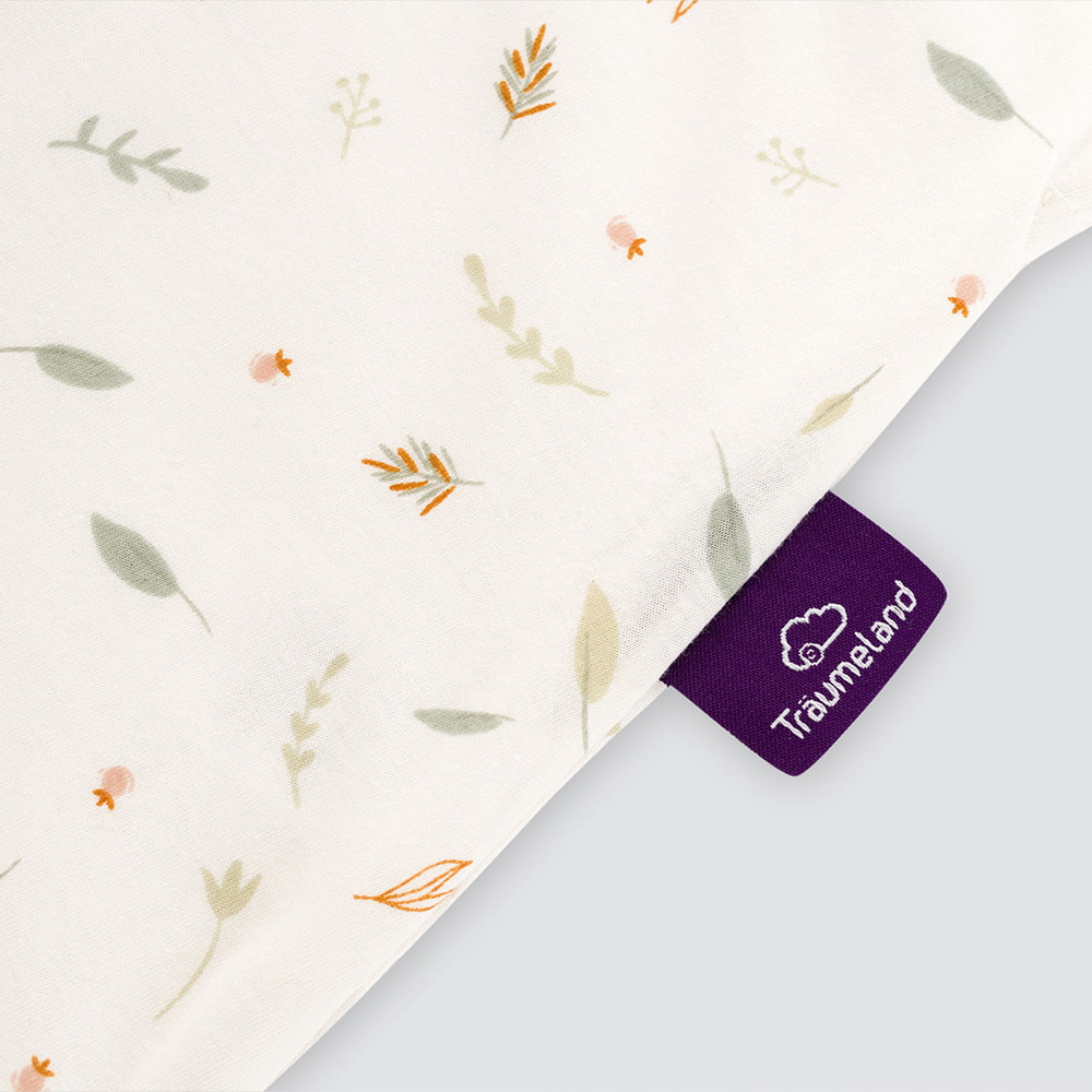 Summer Sleeping Bag Nature Love green in cotton detail label