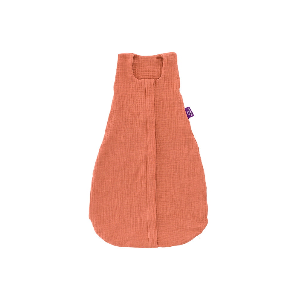 Sommerschlafsack aus Baumwollmusselin in aprikose
