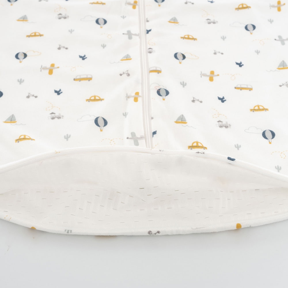 Summer sleeping bag BrummBrumm in TENCEL™ detail ventilation slit
