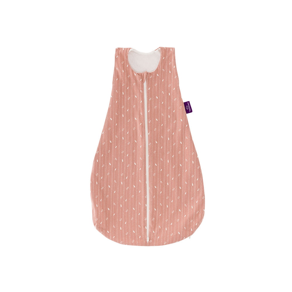 sleeping bag certified by GOTS in the design leaves rose