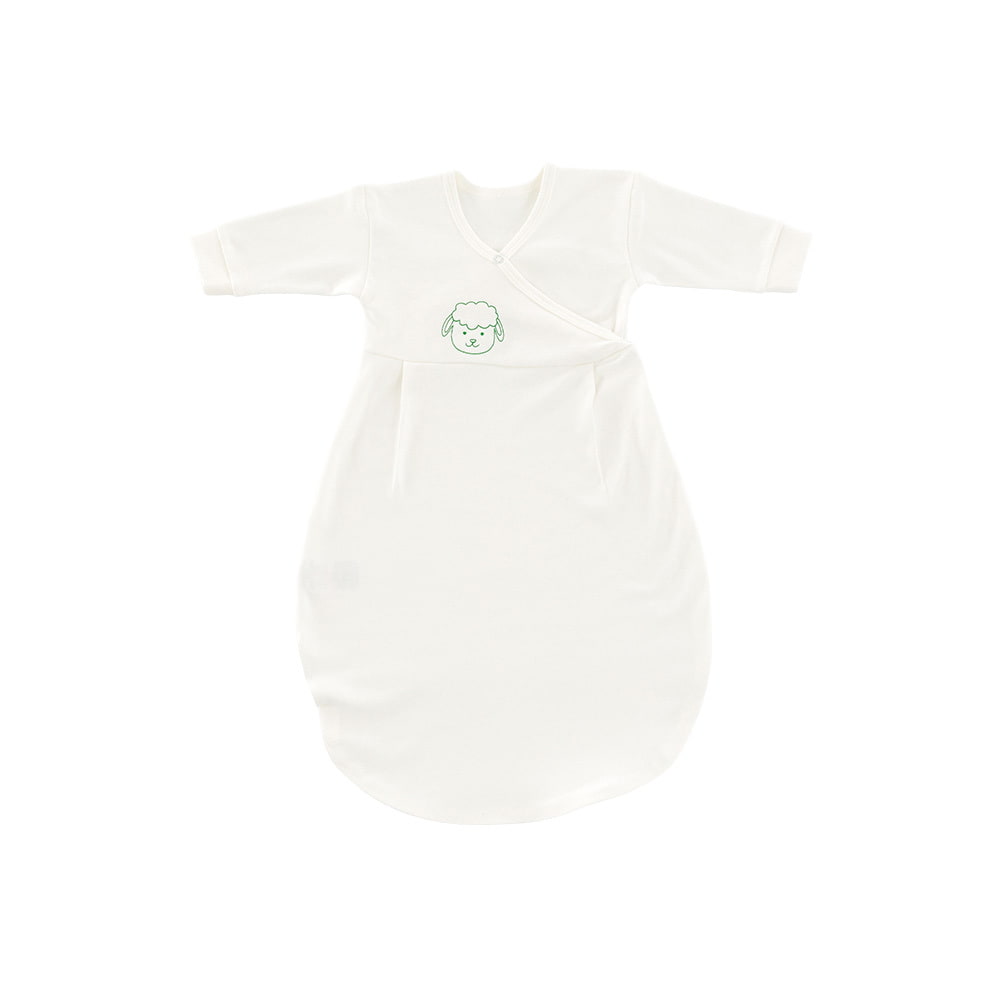 Inner sleeping bag certified by GOTS with a cute sheep embroidery