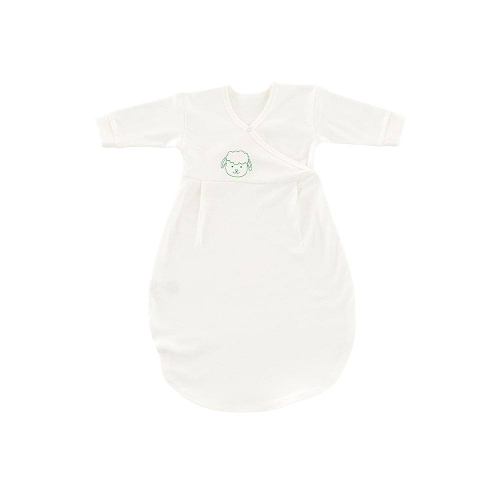 Inner sleeping bag certified by GOTS with a cute sheep embroidery