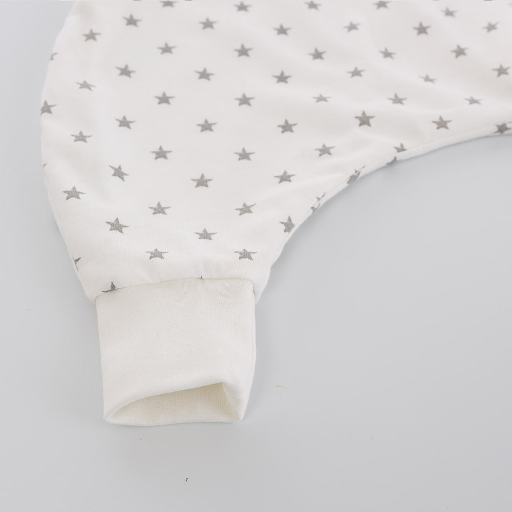 Sleep overall light TO GO Little Star grey detail cuffs