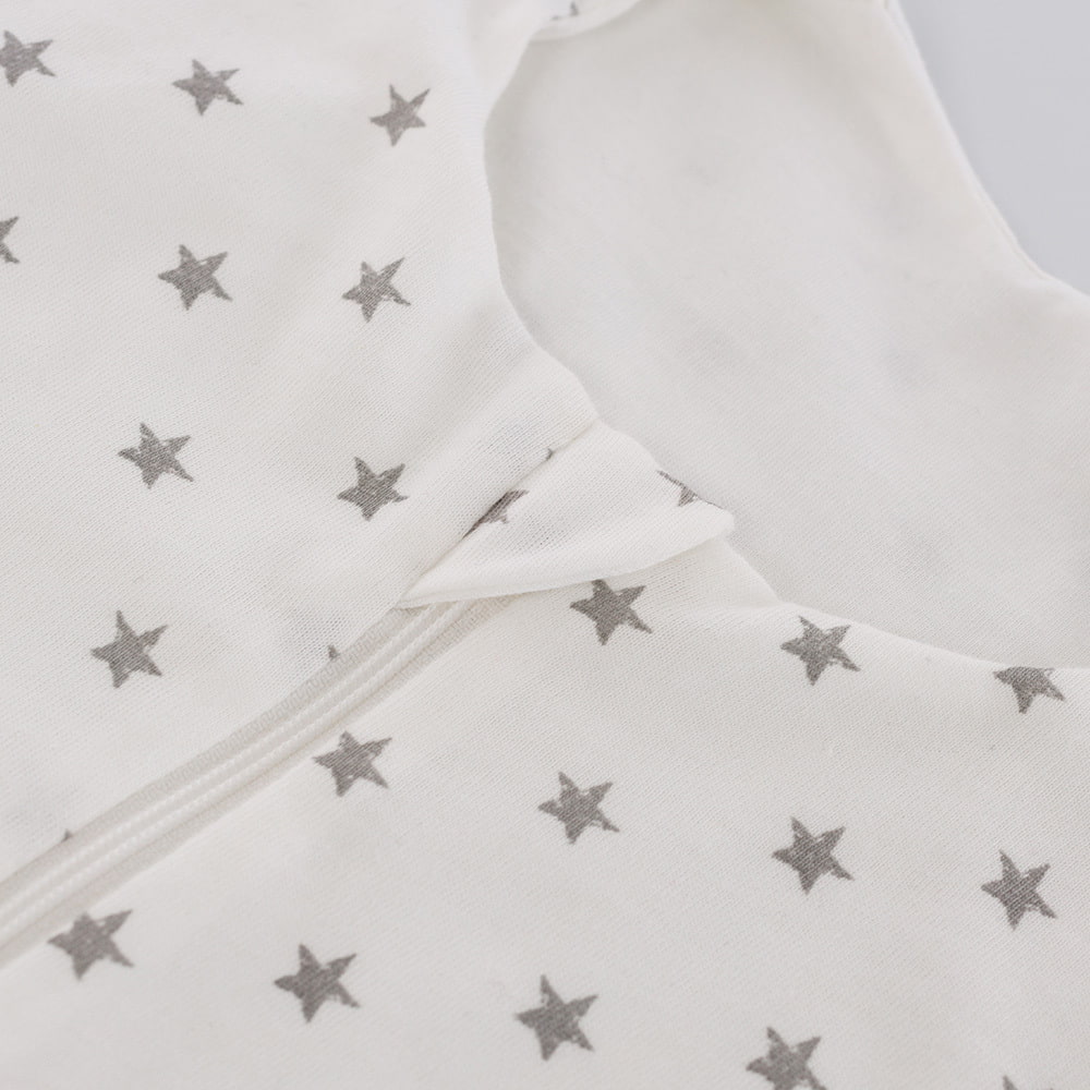 Sleep overall TO GO Little Star grey detail chin protection