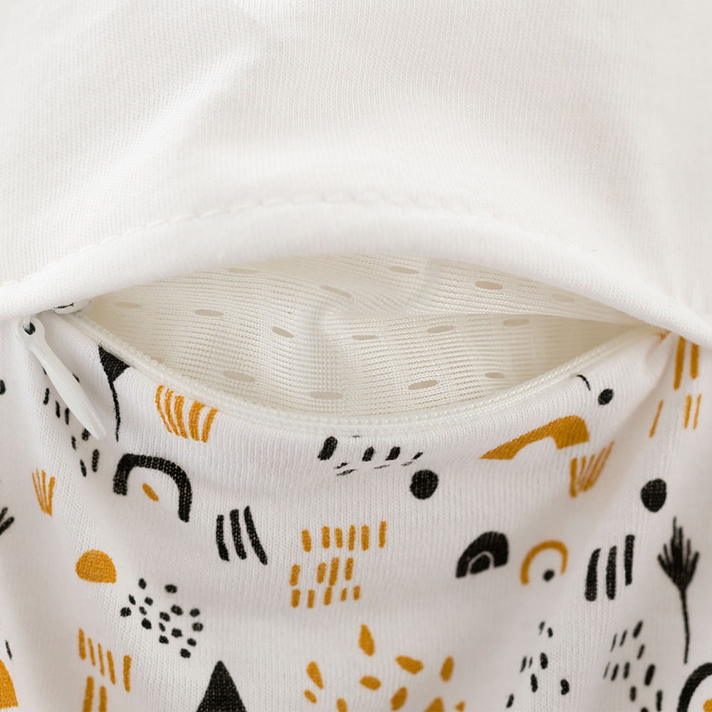 Sleeping bag LIEBMICH Golden Rain detail front ventilation slit