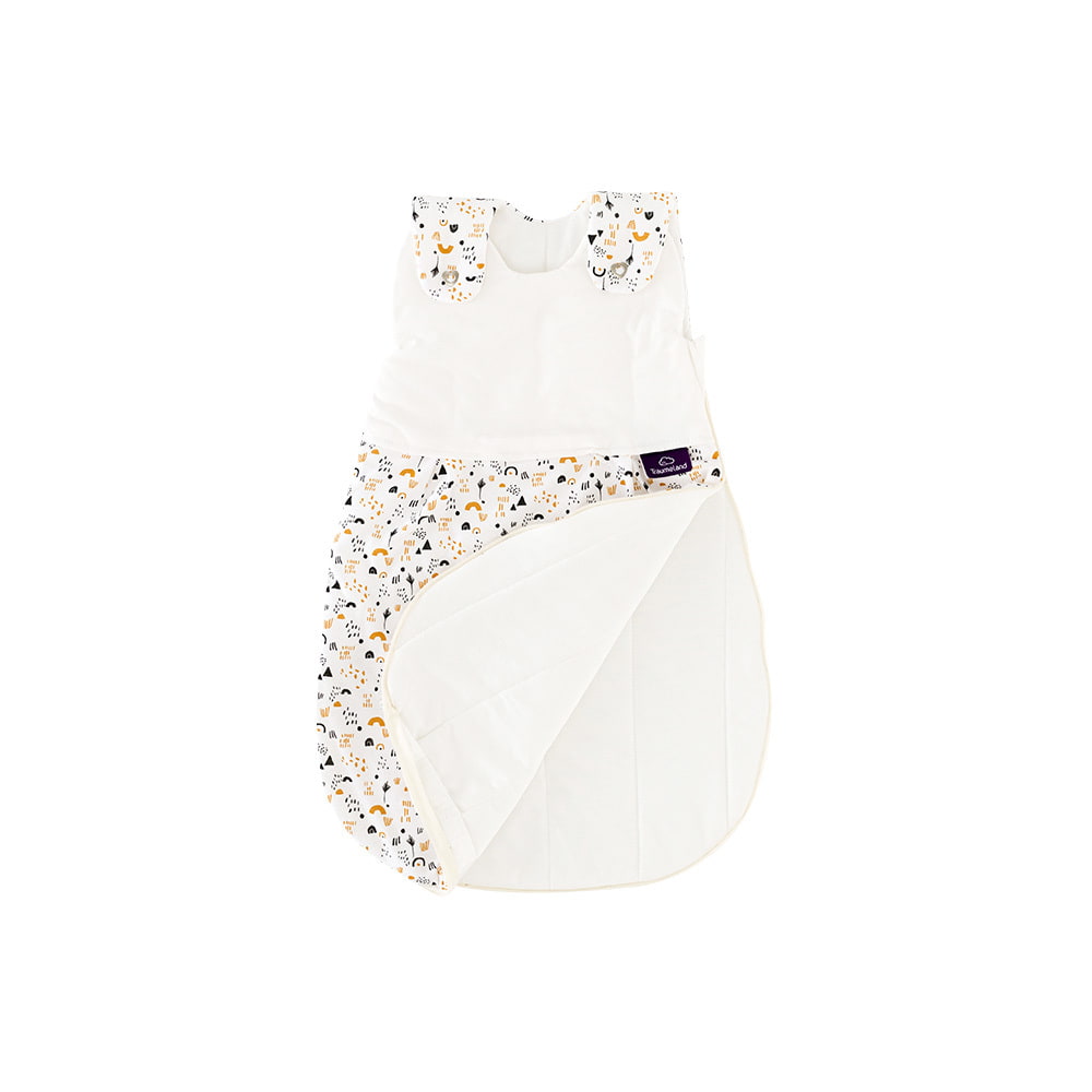 LIEBMICH sleeping bag in golden rain design all-round zipper open