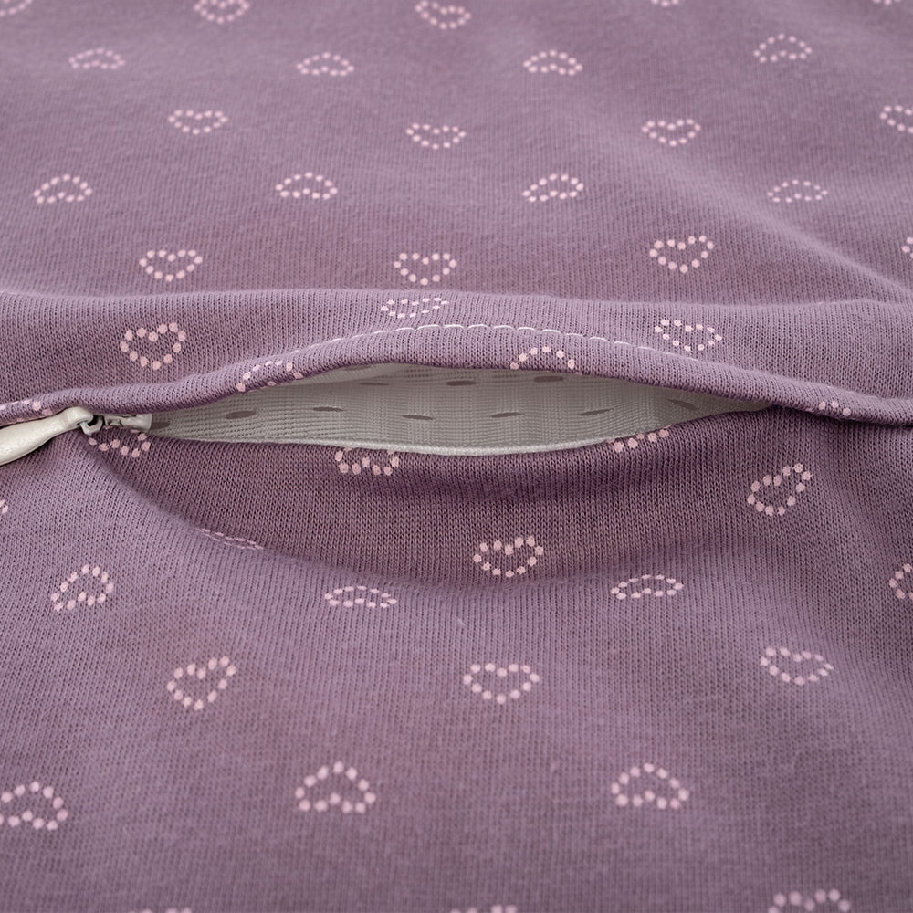 Sleeping bag LIEBMICH Heartsome detail front ventilation slit