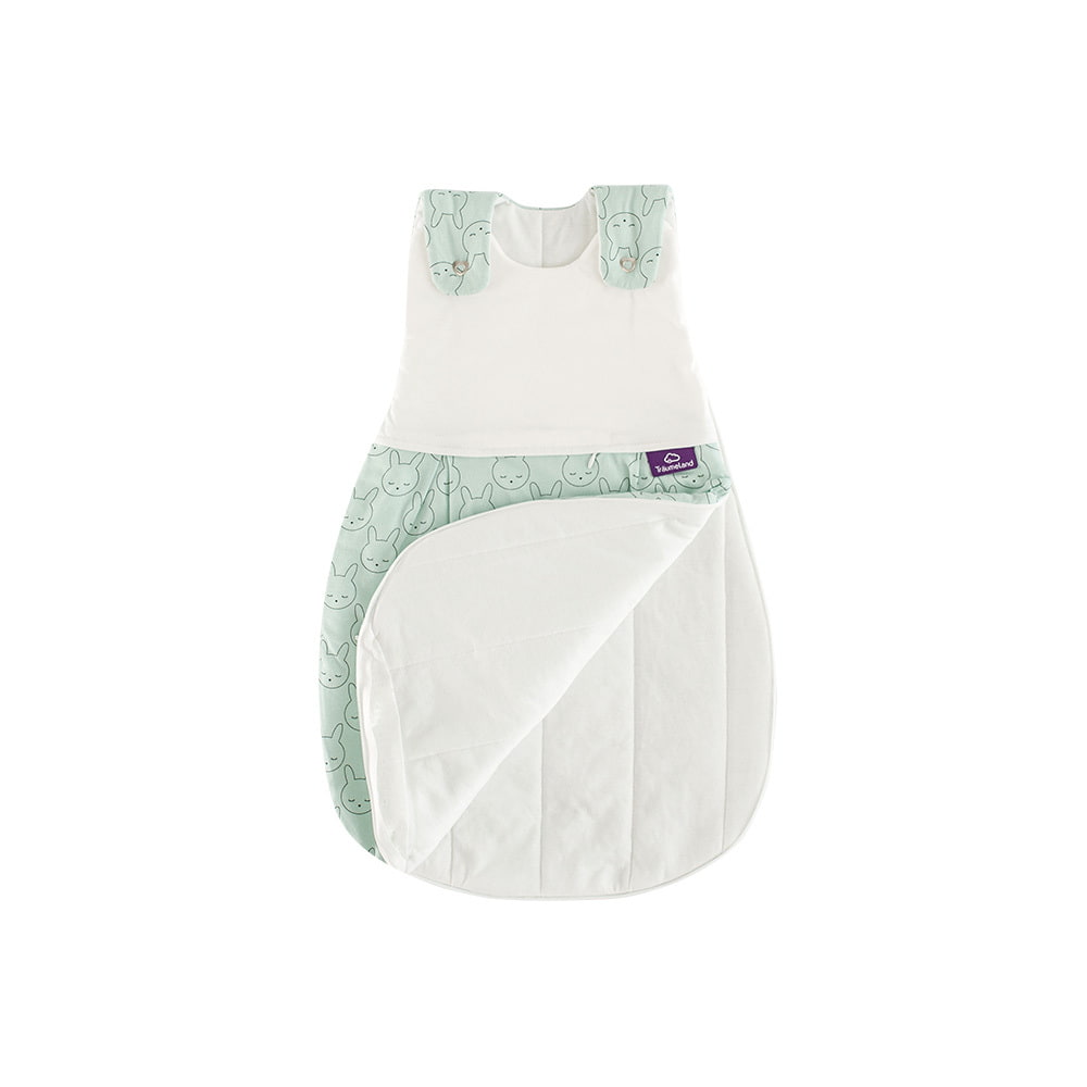 LIEBMICH Schlafsack im Design Kuschelhase Rundumreißverschluss offen