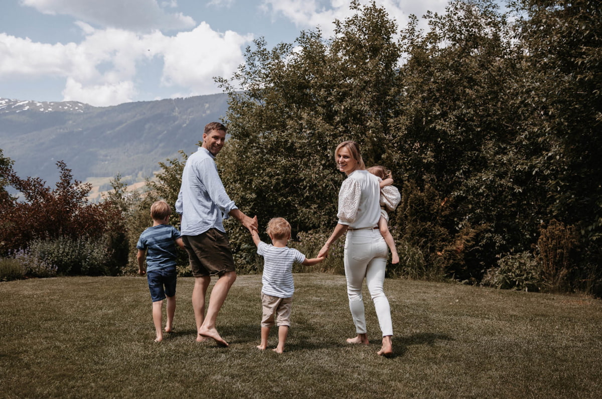 Marlies Raich mit ihrer Familie Marlies Raich mit ihrer Familie