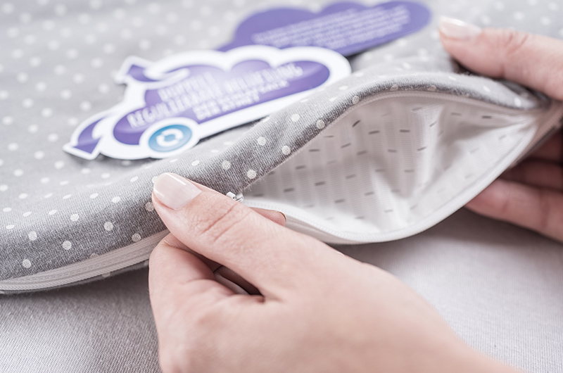 Ranura de ventilación del saco de dormir Träumeland en el extremo de los pies Ranura de ventilación del saco de dormir Träumeland en el extremo de los pies
