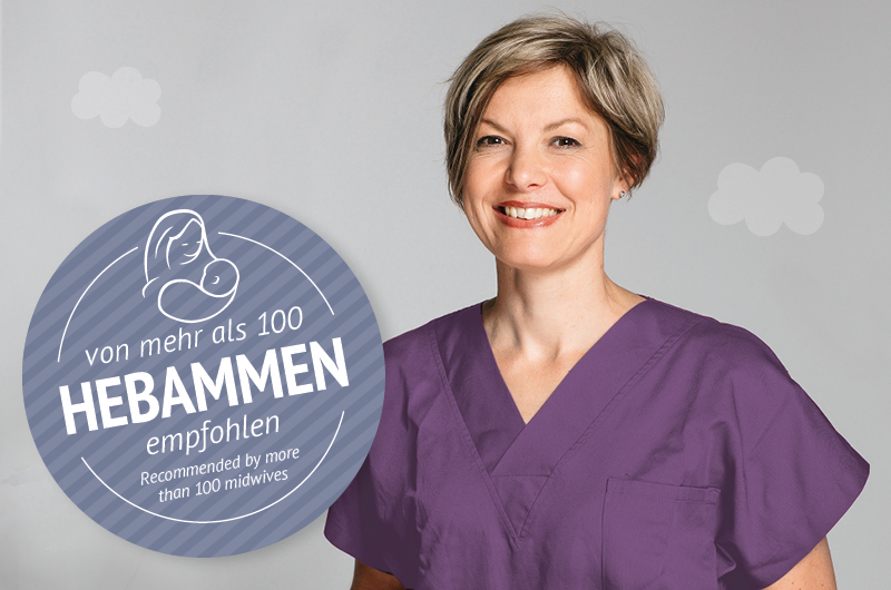 Portrait Hebamme mit dem Träumeland Hebammen-Siegel Portrait Hebamme mit dem Träumeland Hebammen-Siegel