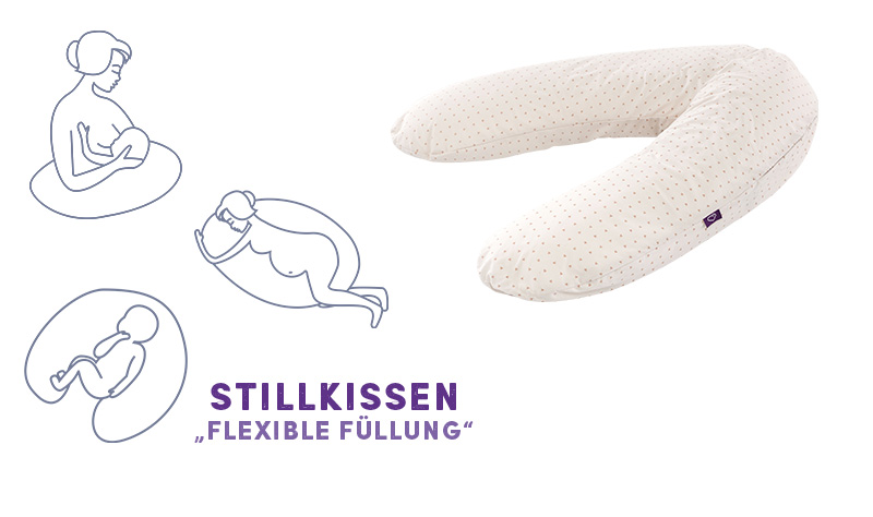 Träumeland Stillkissen Illustration mit Anwendungsmöglichkeiten