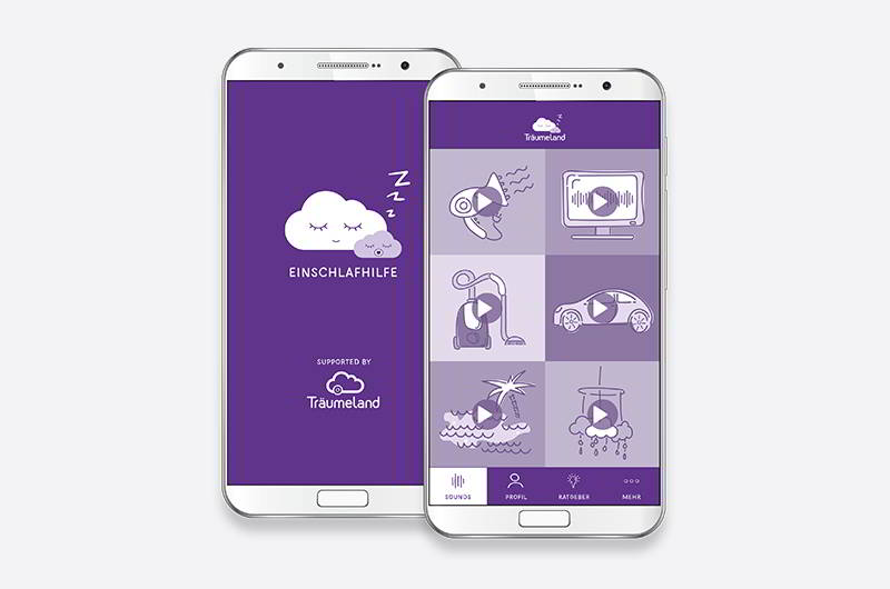 sleep aid-app-traumeland-smartphone sleep aid-app-traumeland-smartphone