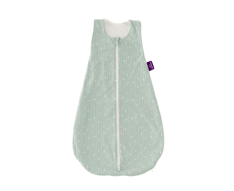 Summer sleeping bag leaves mint