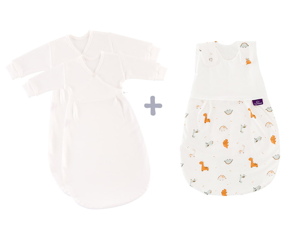 Ganzjahres-Schlafsack Set Dinolino