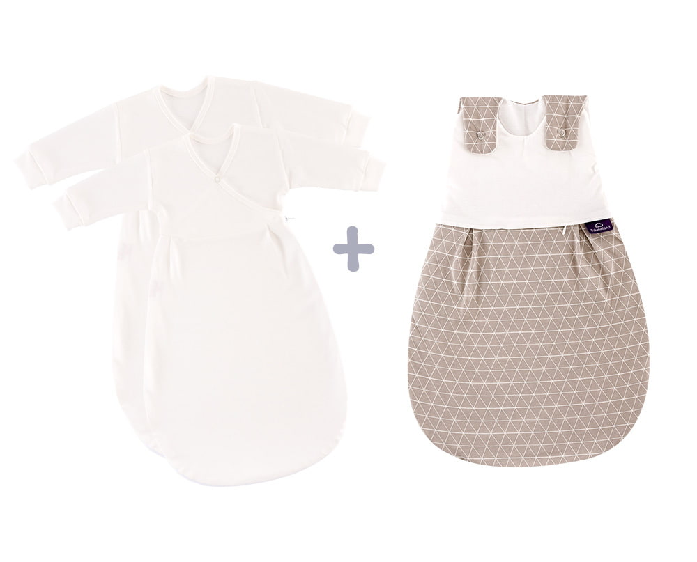 Juego de saco de dormir para todas las estaciones graphic brown