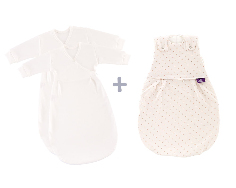 Juego de saco de dormir para todas las estaciones Twister beige
