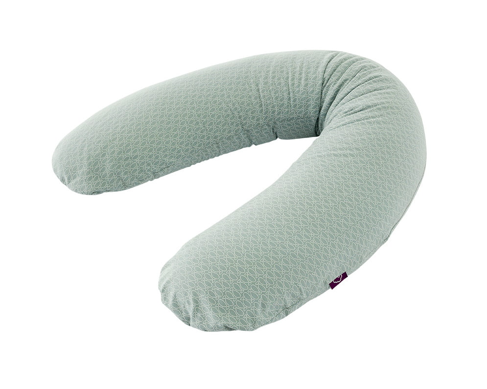 Cover for elastic nursing pillow fish mint
