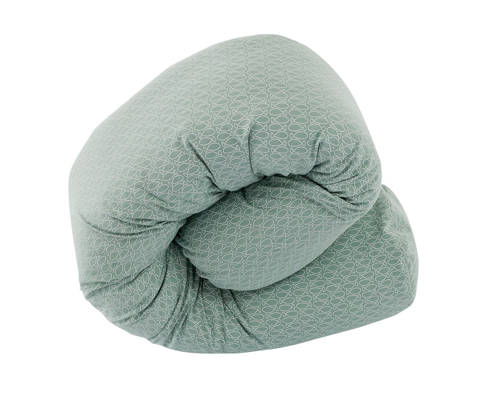 Protector de cuna XL Peces menta