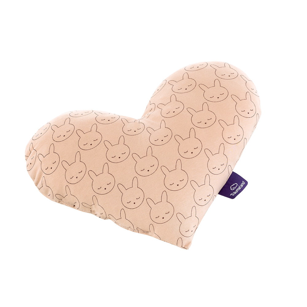 Cuddle Cushion Heart Cuddly Bunny beige