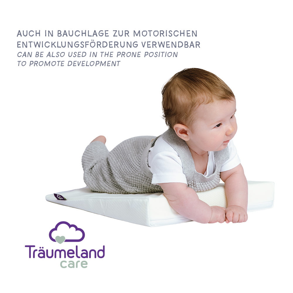 Träumeland Care wedge pillow visco application in prone position