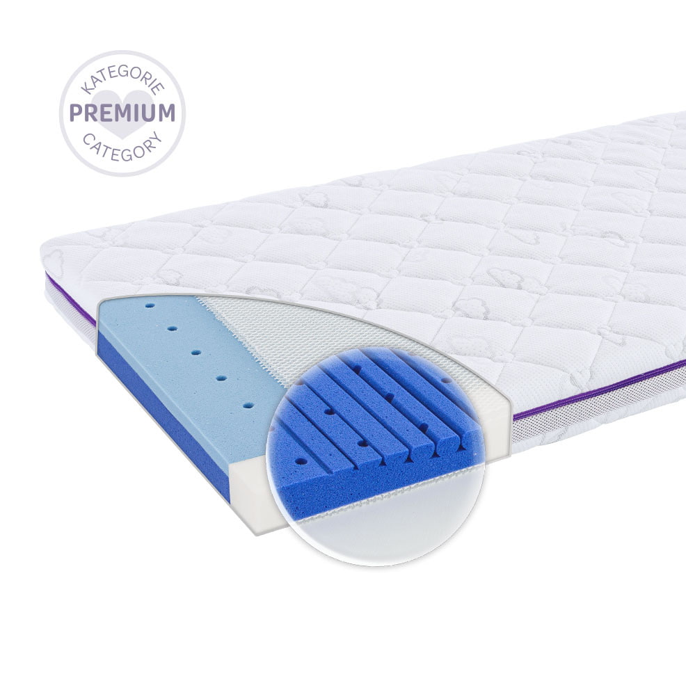 Baby mattress ocean blue