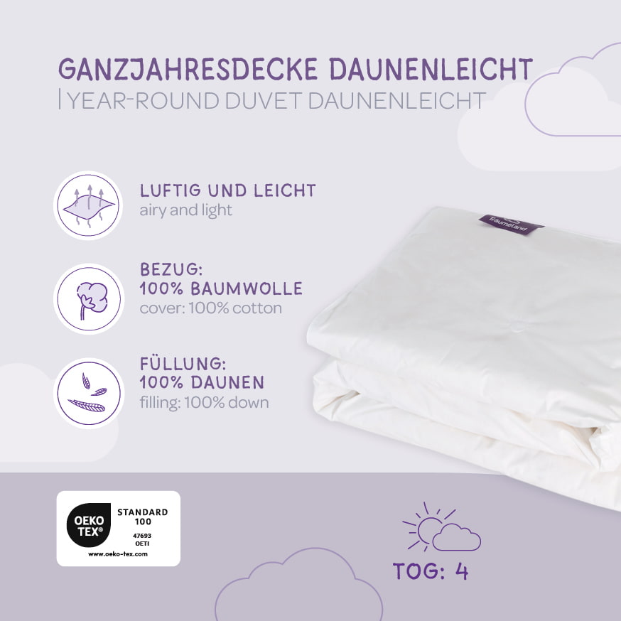 Babydecke DAUNENLEICHT