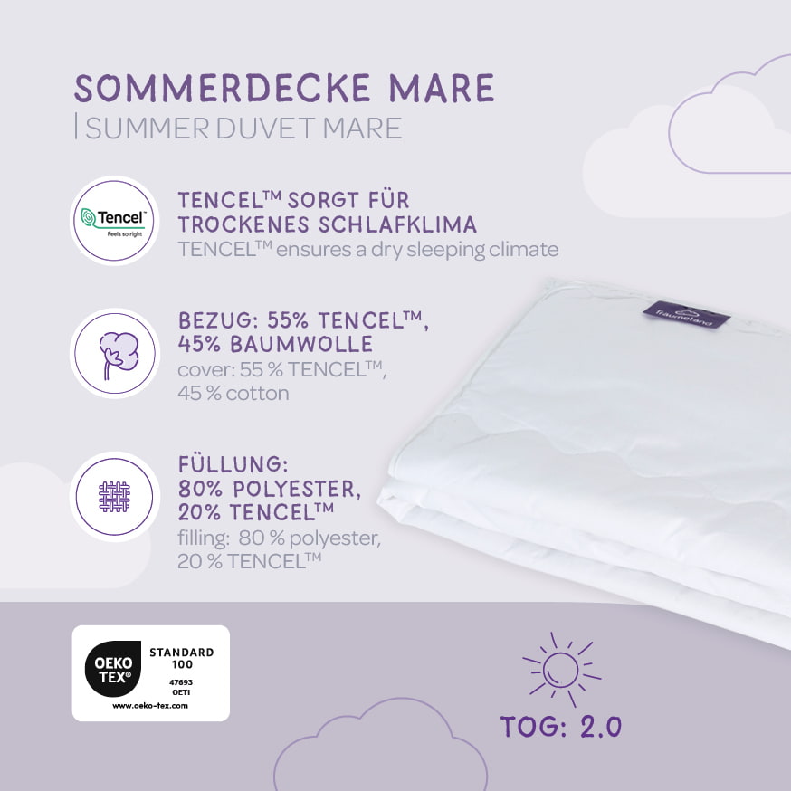 Babydecke Mare – luftige Sommerdecke für Babys