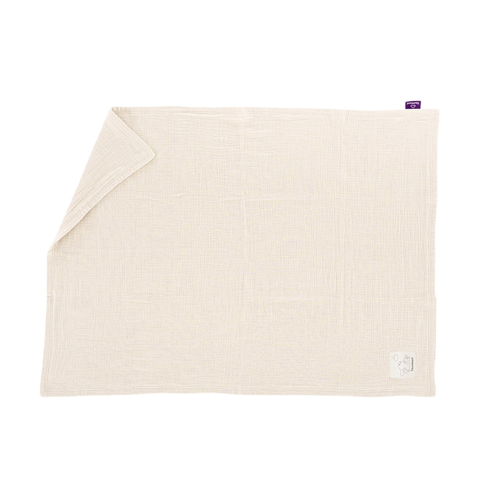 Babydecke Musselin beige