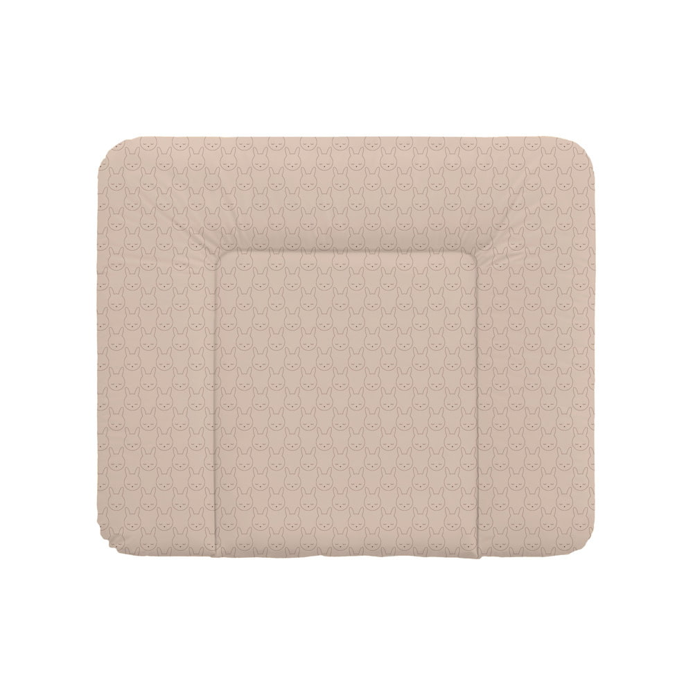 Changing mat in design cuddly bunny beige