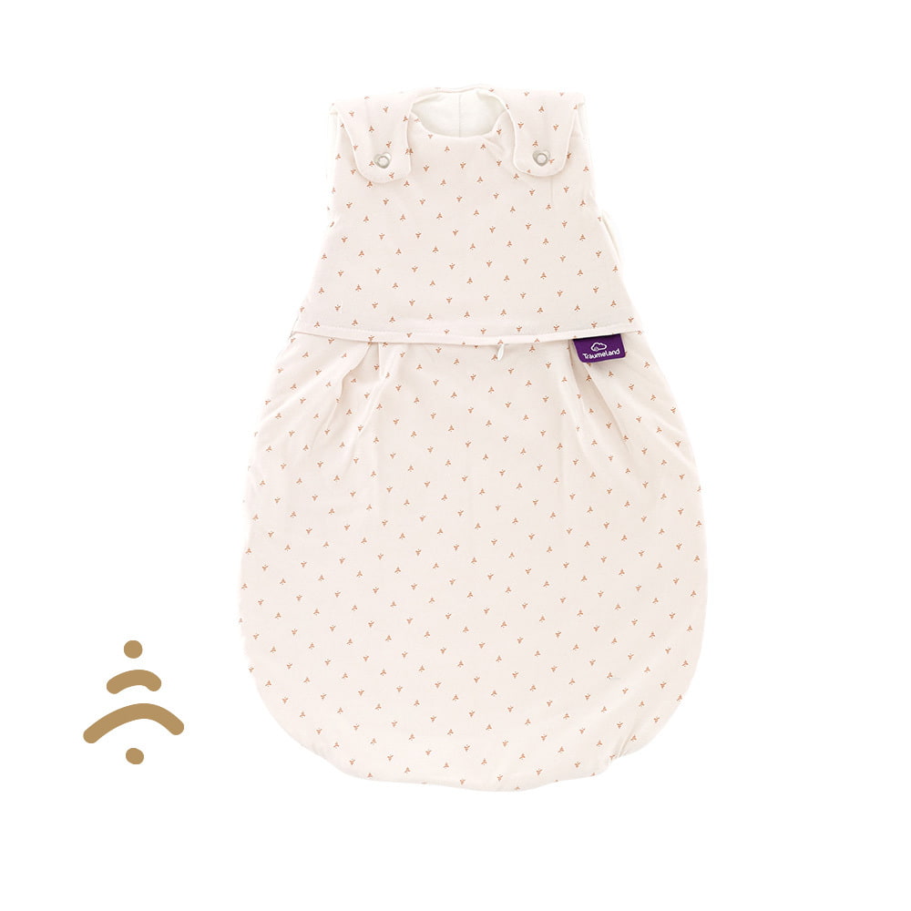 LIEBMICH sleeping bag in the design twister beige