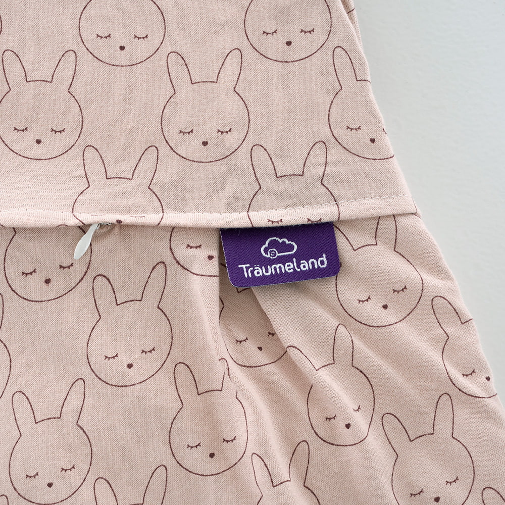 Summer Sleeping Bag Cuddly Bunny beige detail label