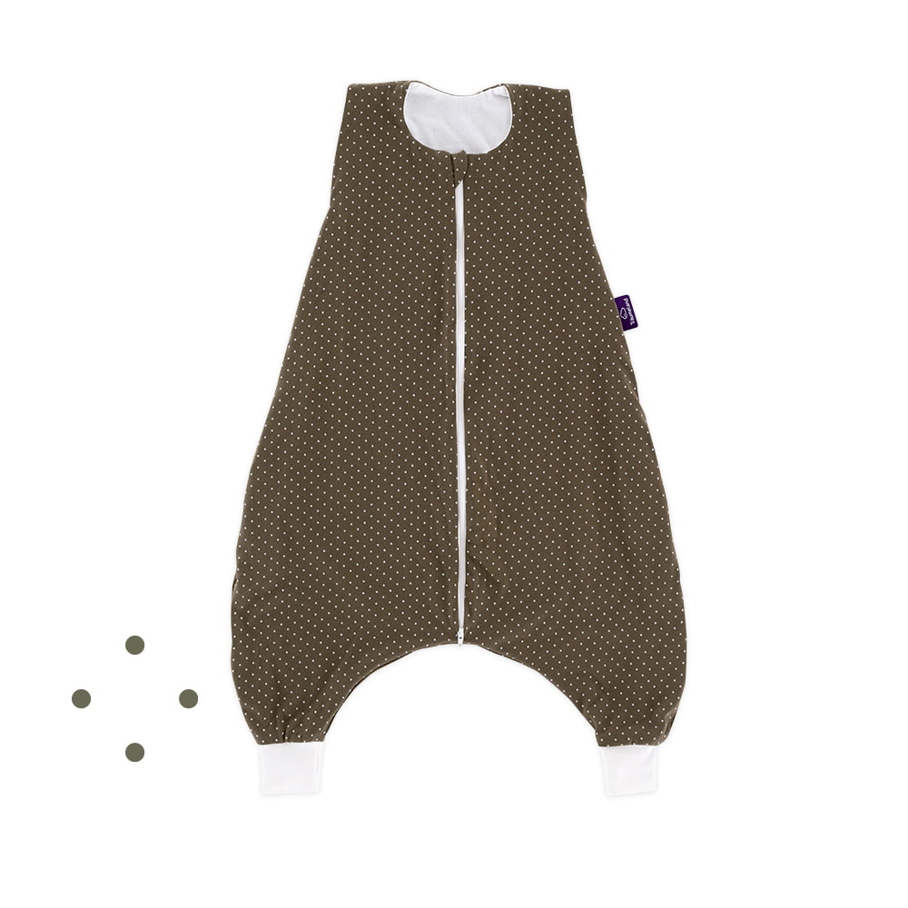 Sleep overall light TO GO Little Dots olive