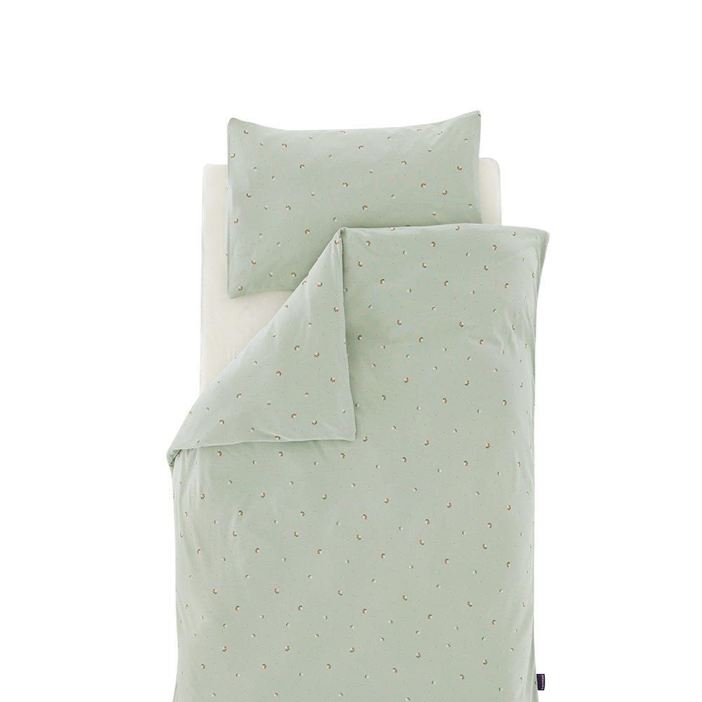 Jersey Bedding Fiore green