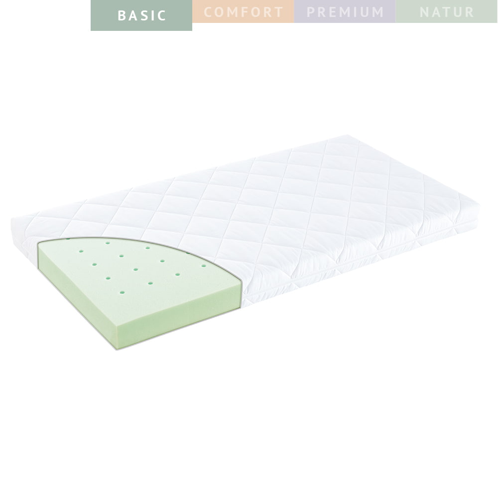 Babymattress Basic Rainbow with ventilated cold foam