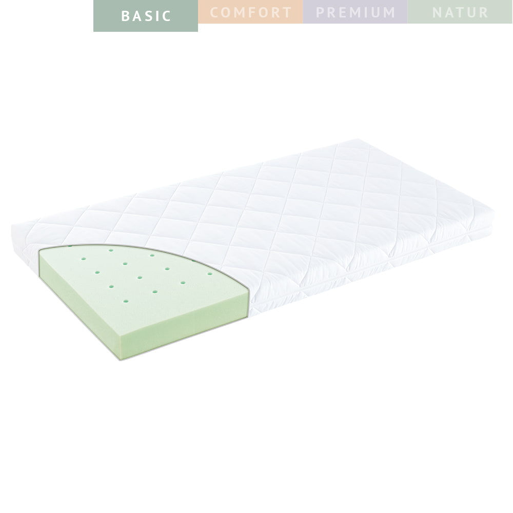 Babymattress Basic Rainbow with ventilated cold foam
